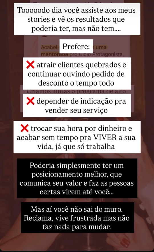 Tocando na ferida