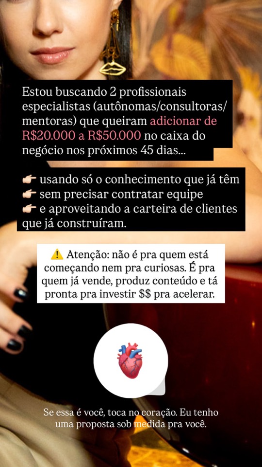 Story único, exemplo 1
